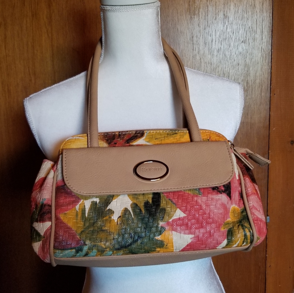 Koltov Purse Handbag Spring Floral